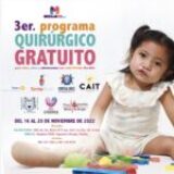 TERCER PROGRAMA QUIRÚRGICO GRATUITO.